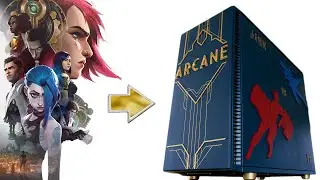 I Turned Netflix Arcane Into The Perfect PC Case!
