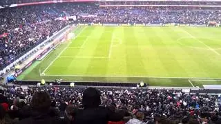 Feest in de Kuip na afloop Feyenoord - PSV 2-1