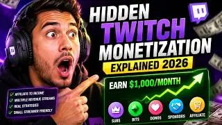 Hidden Twitch Monetization Explained 2026 💰 How Small Streamers Earn $1,000/Month