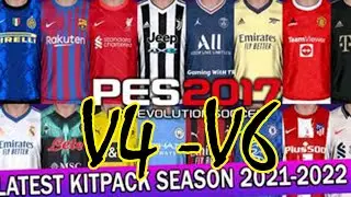 PES 2017 New Kitpack V4-V6 Season2021-22
