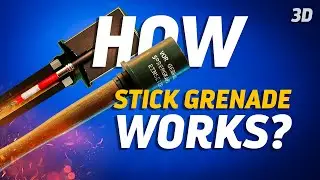 How  stick grenade works - 3D Animation - owl engine