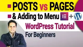 Creating Posts or Pages on WordPress with Displaying On Menu 2021