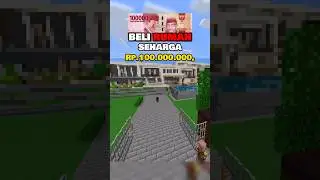 Buy a House for Rp.1000 VS Rp.100 MILLION in MINECRAFT 🏠@lemo_indonesia_ 