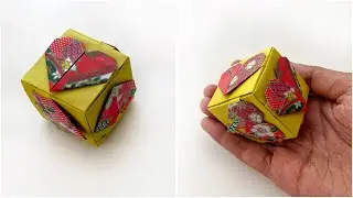 Origami Heart Box Tutorial | How to Make An Origami Cube | Modular Origami Heart Cube | Art beats