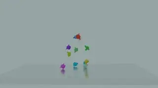 How I made it rain monkeys in like 1 minute | blender