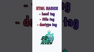 Doctype in HTML | head, title, tags | 