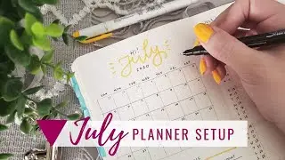 10-Minute Minimal Setup - July Bullet Journal