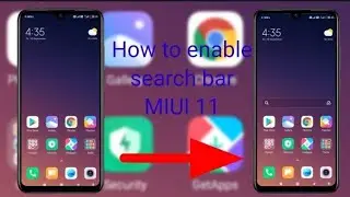 enable this search bar  MIUI 11 2020 hidden feature