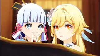 Ayaka cant leave Lumine alone