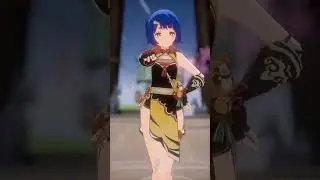 【genshin MMD】Xiangling || Genshin impact #mmd #dance #genshinimpact #xiangling #shorts #trending
