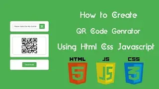 How to create QR Code Genrator in Html Css Javascript @mobilewithcode
