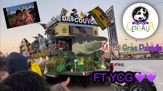 VLOG 77 KREWE OF CENTAUR MARDI GRAS PARADE 2023 FT YCG