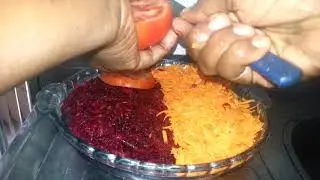 Como preparar salada de beterraba e cenoura ralada