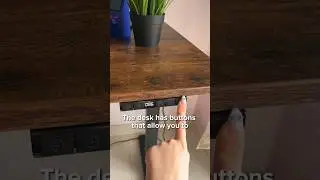 Affordable standing desk with 2 height preset settings and active mode!