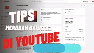 Cara merubah bahasa di YouTube studio dari english ke Indonesia cuman pake HP