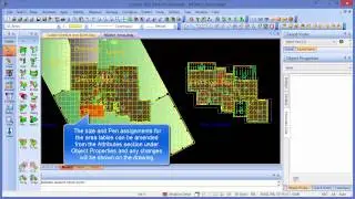 Automated area and build cost scheduling with area labelling in Caddie AEC .dwg software