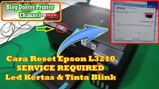 How to Reset Epson L3210 | Error Service Required