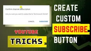 How to Create Custom Subscribe Button | Increase Your Subscribers | Own Subscribe Button