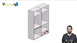 3D CAD Pytha عرض توضيحي شامل - تصميم وتصنيع باستخدام مكتبة كلوزيت
