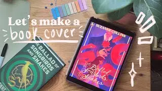 Making a book cover in Procreate🌷✨ my process for designing a book cover