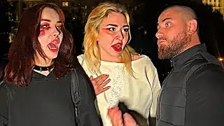 ЛЕВ ПРОТИВ - ЧТО ОНИ ТВОРЯТ ?! ПЬЮТ ИЗ МУСОРКИ / ТРEШ В ПАРКЕ 😱