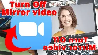 How to disable zoom mirror video