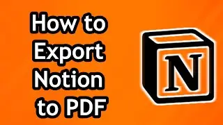 How to Export Notion to Pdf