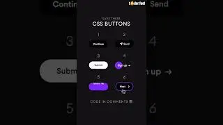 How to Create Animated Buttons Designs For Fronted Developer | Button Animation Using html  & css