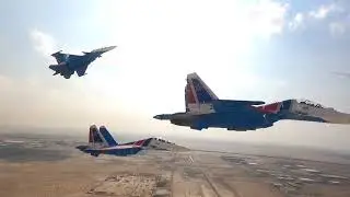 Inside a Su-30SM of the aerobatic team 