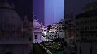 lightning turns a dark night into day #shorts