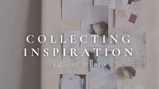 How I gather inspiration for a new series - mood board for artists