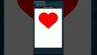 50 - Creating a Heart Animation with Turtle: Spread Love with Python. 