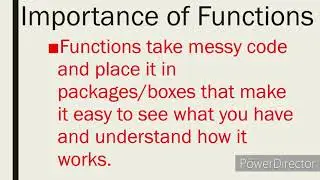 What are Functions in Python - Functions Part 1