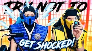 Scorpion and Sub-Zero Try not to get Shocked! | MK11 PARODY!