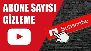 YOUTUBE ABONE SAYISINI GİZLEME / ÇOK BASİT !!