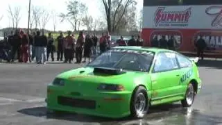 CRX All motor drag car