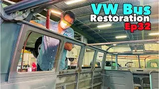 VW Bus Restoration - Episode 32 - Roof Issues | MicBergsma
