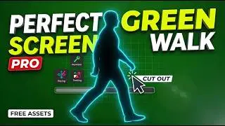 Green Screen Walking Men Silhouette | Chroma Key Human Shadow Motion 
