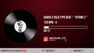 Damso x Vald Type Beat - '' Vitrine 2 '' - Instru Rap 2021