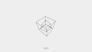 Optical illusion of a cube within a cube | Processing 3D art (Creative coding and abstract art)