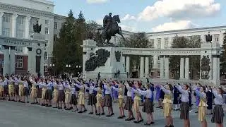 Запуск фонтана на Советской площади / Уфа - 2023