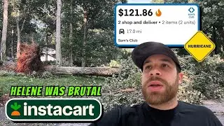 I worked Instacart during Hurricane Helene, WORTH IT?