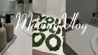 MOVING VLOG: Ep 3 | come decorate my bathroom with me