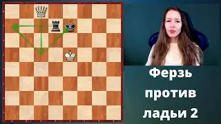 Окончание ферзь против ладьи. Часть 2 ♟️ Шахматы