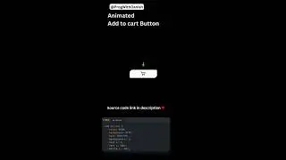 Animated Add to cart button 