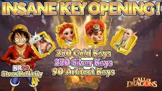 INSANE 500+ KEYS OPENING!! GOLD & SILVER & ARTIFACTS!! Season 1!! INSANE LUCK! 