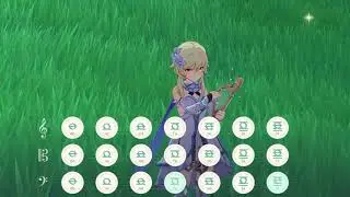 『Inazuma Theme / 稲妻テーマ』Genshin Impact Windsong Lyre | 原神 OST ライアー