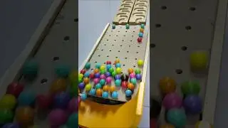 Marble Run Race ASMR - Wooden Wave Course Colorful Marbles #118 #marblerunrace #marblerunasmr