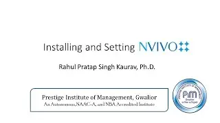 Installing and setup NVivo for researchers in social science