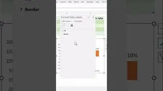 Create Colored Arrows For data labels | Excel Tips and tricks | #shorts
